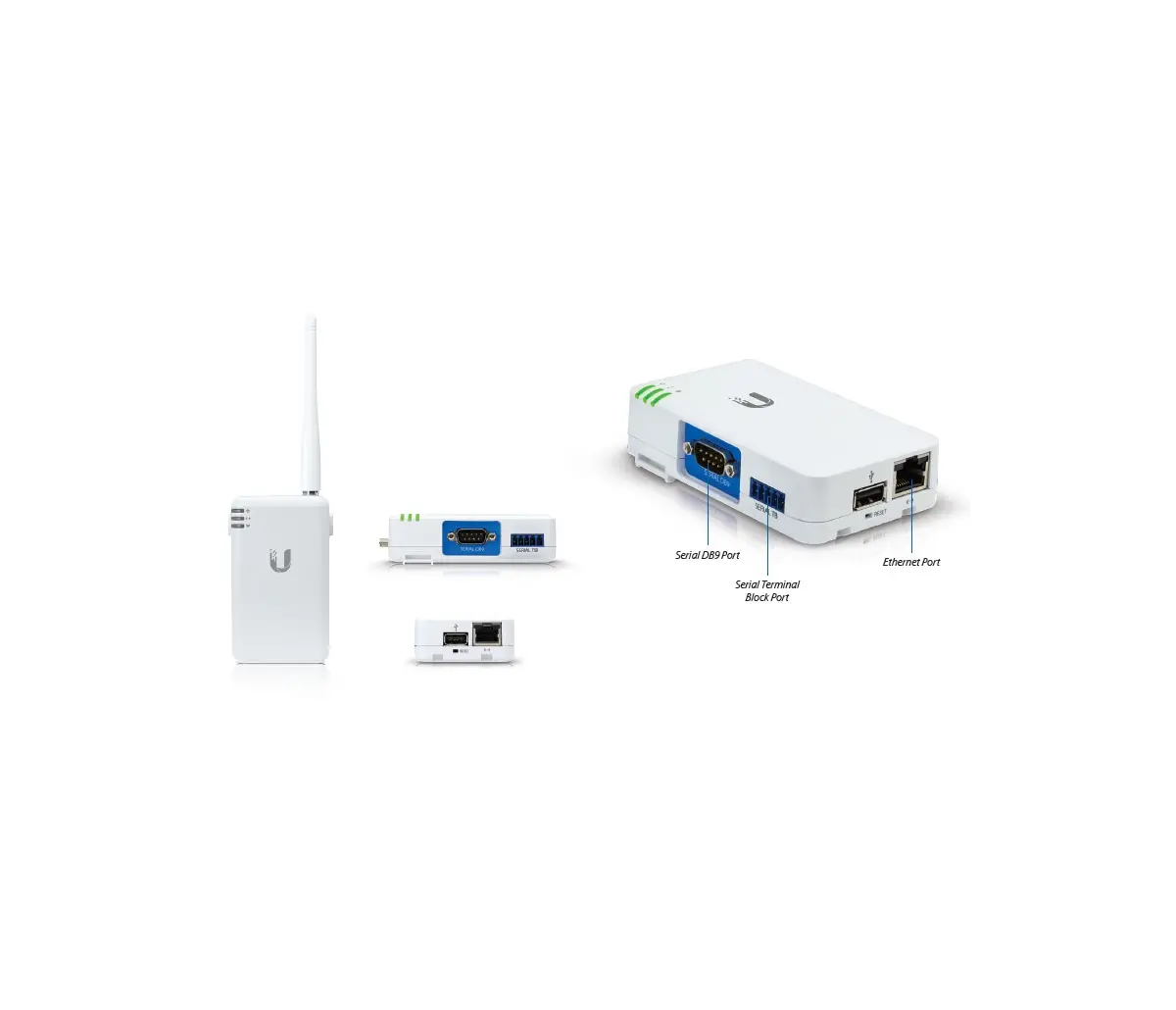 Контролер Ubiquiti mPort-S, DB9 Serial, 1 x RJ45 port, 802.11b/g/n - image 2