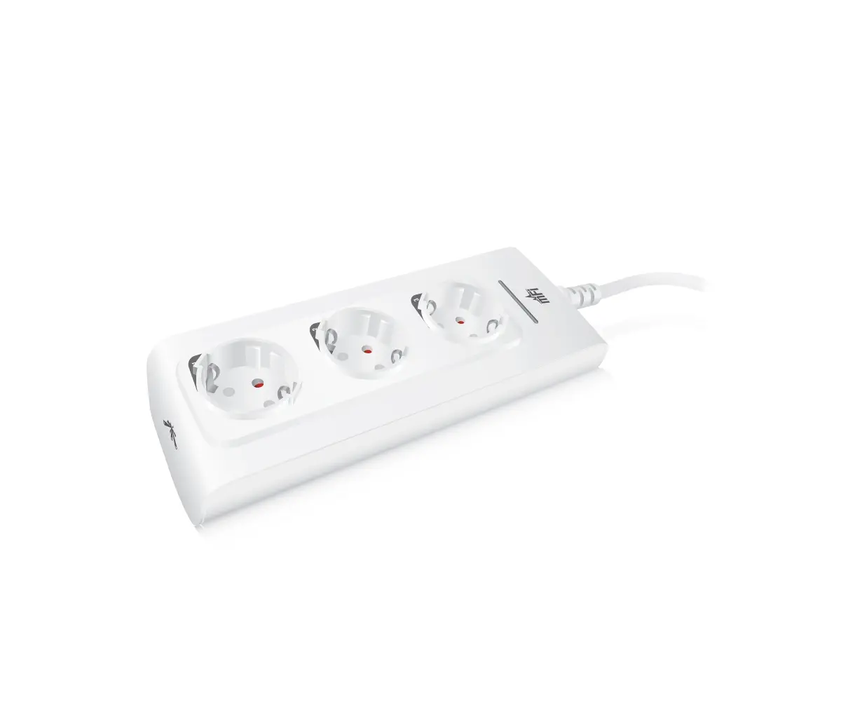 Управляем разклонител Ubiquiti mPower, 3 гнезда, WiFi свързаност, стенен монтаж