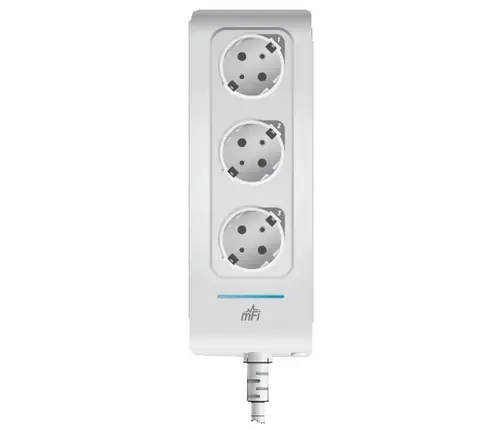 Управляем разклонител Ubiquiti mPower, 3 гнезда, WiFi свързаност, стенен монтаж - image 1