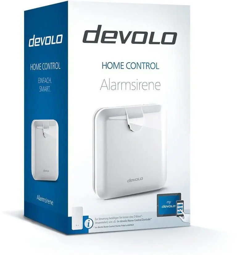 Сигнална сирена devolo 09681, Z-Wave - image 1