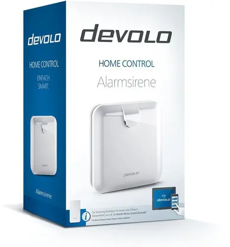 Сигнална сирена devolo 09681, Z-Wave - image 1