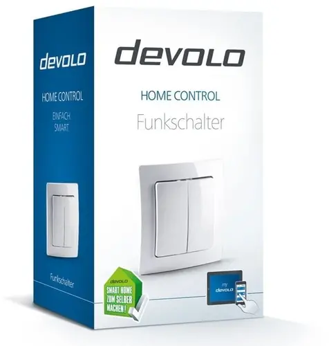 Контролен стенен ключ devolo 09808, Z-Wave - image 1