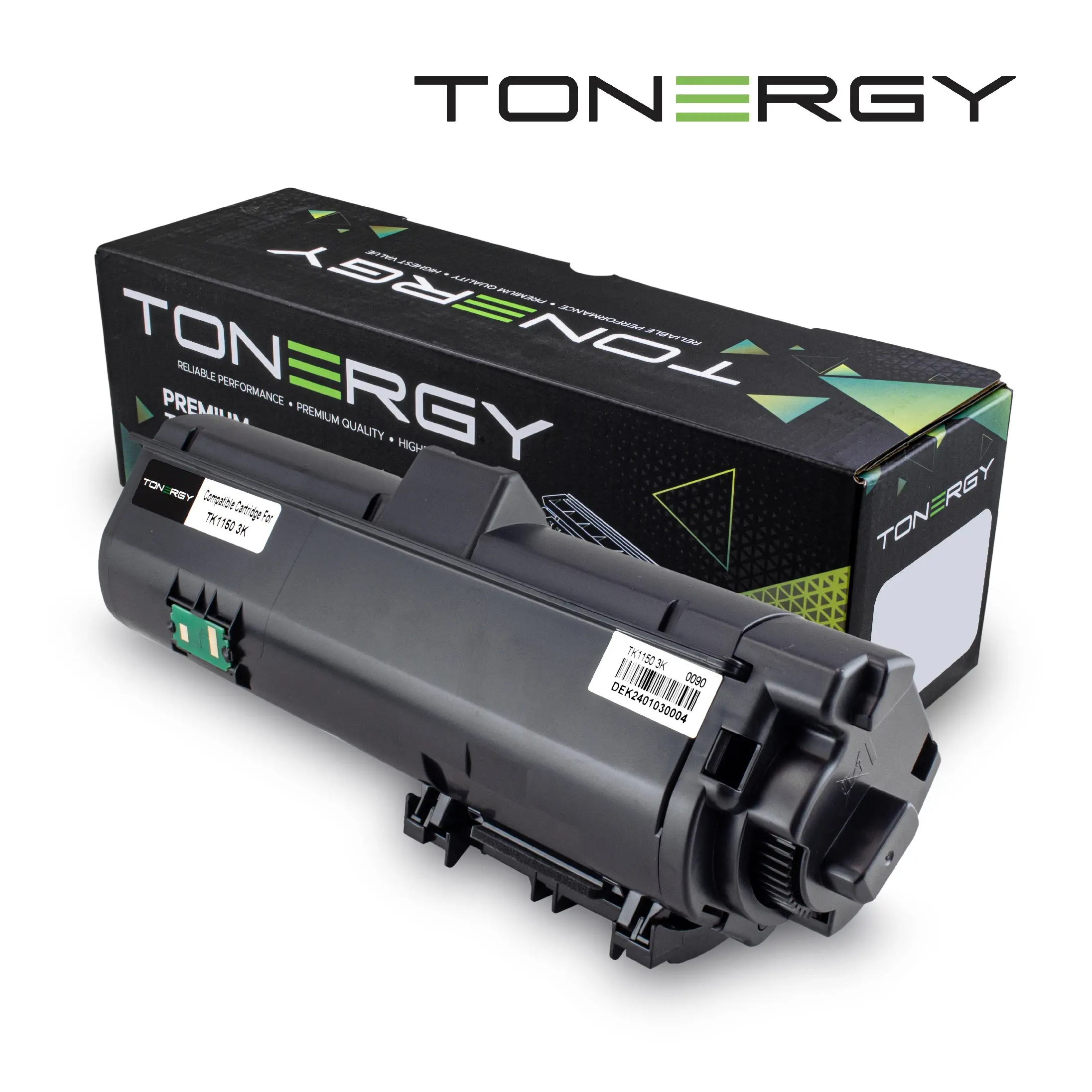 Tonergy συμβατό Κασέτα τόνερ, συμβατή κασέτα τόνερ KYOCERA TK-1150 TK-1151 TK-1152 TK-1153 TK-1154 TK-1155 TK-1183 μαύρο, 3k