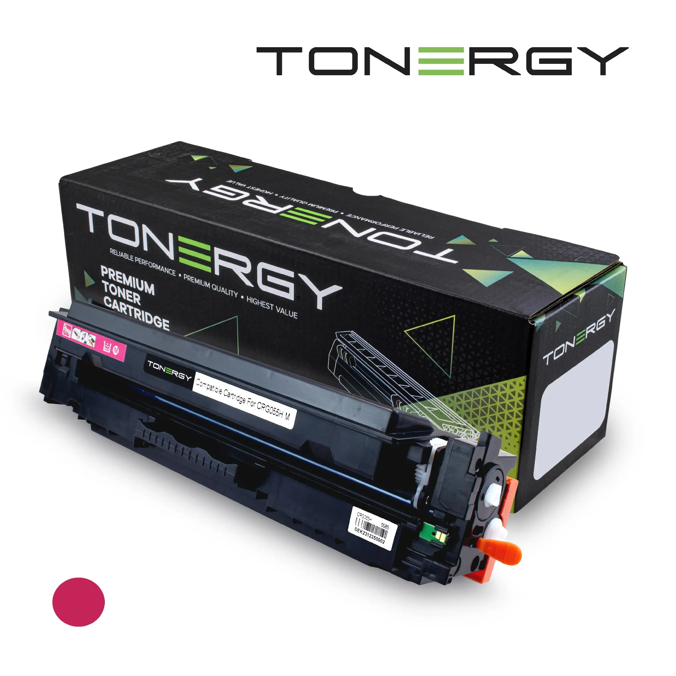 Tonergy συμβατή κασέτα toner CANON 3018C002 CRG 055H Ματζέντα, Υψηλή χωρητικότητα 5.9k