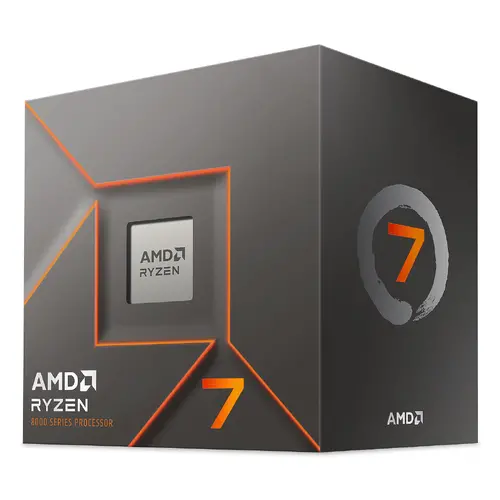 Процесор, AMD Ryzen 7 8700F 8C/16T (4.1GHz / 5.0GHz Boost, 24MB, 65W, AM5)