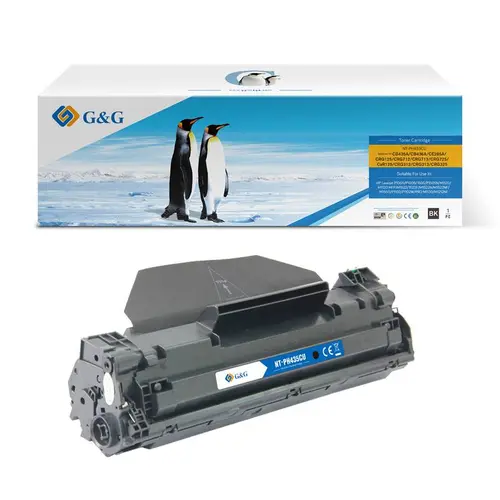 Тонер касета, G&G NT-PH435CUU, универсална, Black – съвместима с HP CE285A/CE278A/CB435A/CB436A и Canon CRG-725 (CRG725)/CRG-728 (CRG728)/CRG-712 (CRG712)/CRG-713 (CRG713), LaserJet, LBP 6000 - 2