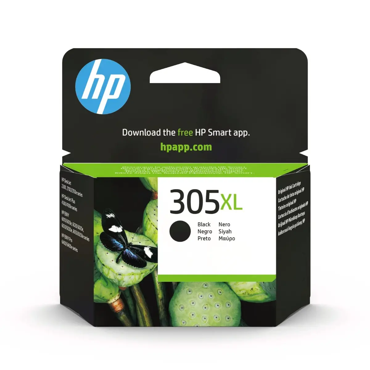 ГЛАВА ЗА HEWLETT PACKARD DeskJet 2710/2720/DeskJet Plus 4110/4120/4130/ENVY 6000 All-in-One series - HIGH CAPACITY - Black - /305XL/ - PN 3YM62AE