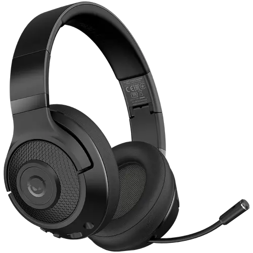 LORGAR Noah 500, Wireless Gaming headset with microphone, JL7006, BT 5.3, battery life up to 58 h (1000mAh), USB (C) charging cable (0.8m), 3.5 mm AUX cable (1.5m), size: 195*185*80mm, 0.24kg, black