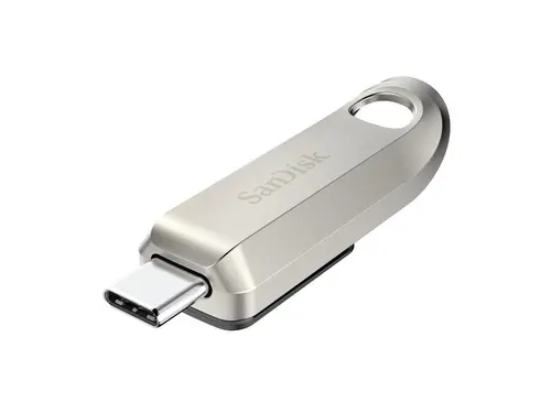 USB памет SanDisk Ultra Luxe, 64GB, USB 3.2 Gen 1, USB-C, Сребрист - image 1