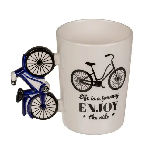 Cană ceramică Bicycle Blue 300 ml - 1