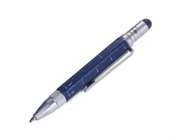 Многофункционална метална химикалка TROIKA LILIPUT TOOL PEN, синя