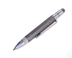 Многофункционална метална химикалка TROIKA LILIPUT TOOL PEN, сива