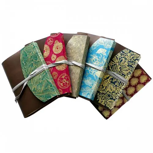 Agendă din piele Lamali Argo Travel Journal, A5, 16х22cm, 160 de pagini