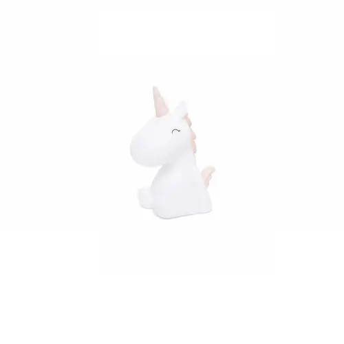 Νυχτερινό φωτιστικό Dhink® mini - Unicorn, ροζ χαίτη και κέρας - 1