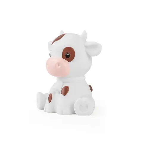 Φωτιστικό νυχτός Dhink® mini - Cow, λευκό/καφέ - 1