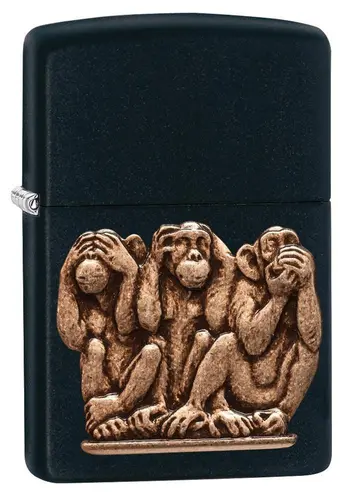 Brichetă Zippo 29409 - Three Monkeys - 1