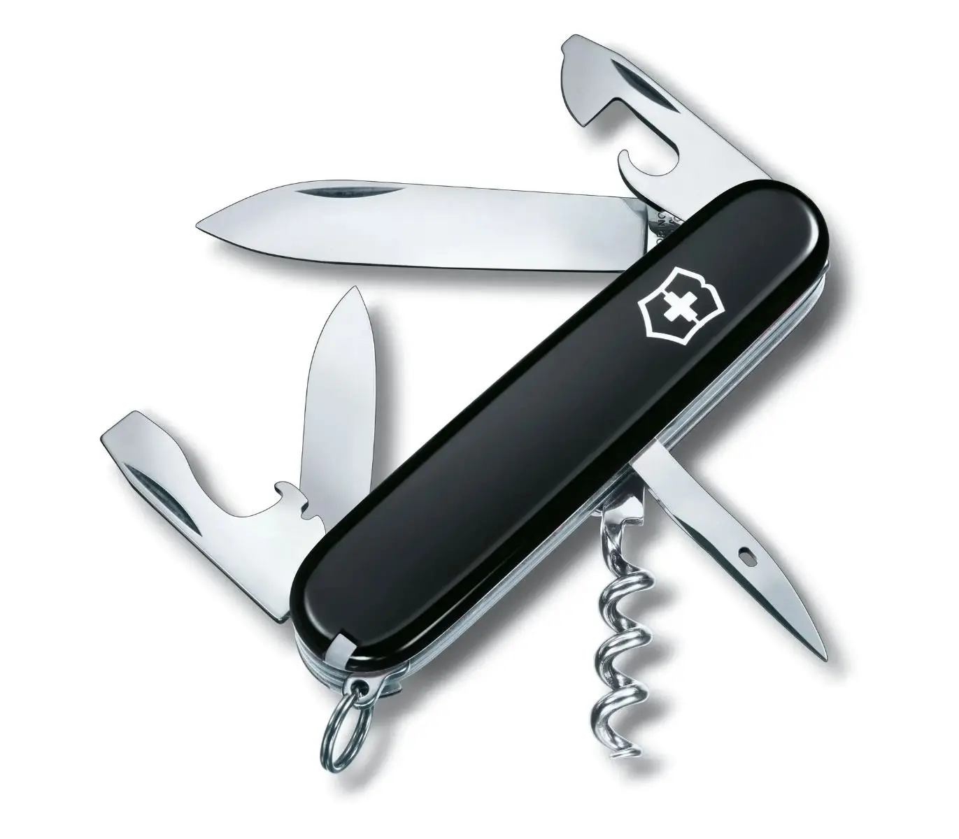 Швейцарски джобен нож Victorinox Spartan, черен, блистер
