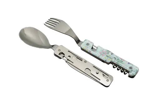 Комплект за хранене Akinod Multifunction Cutlery 13H25, Gourmet Blossom