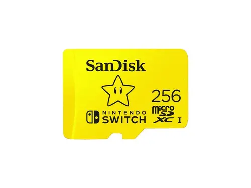 Card de memorie SanDisk for Nintendo Switch, microSDXC UHS-I, 256GB, Până la 100MB/s - 1