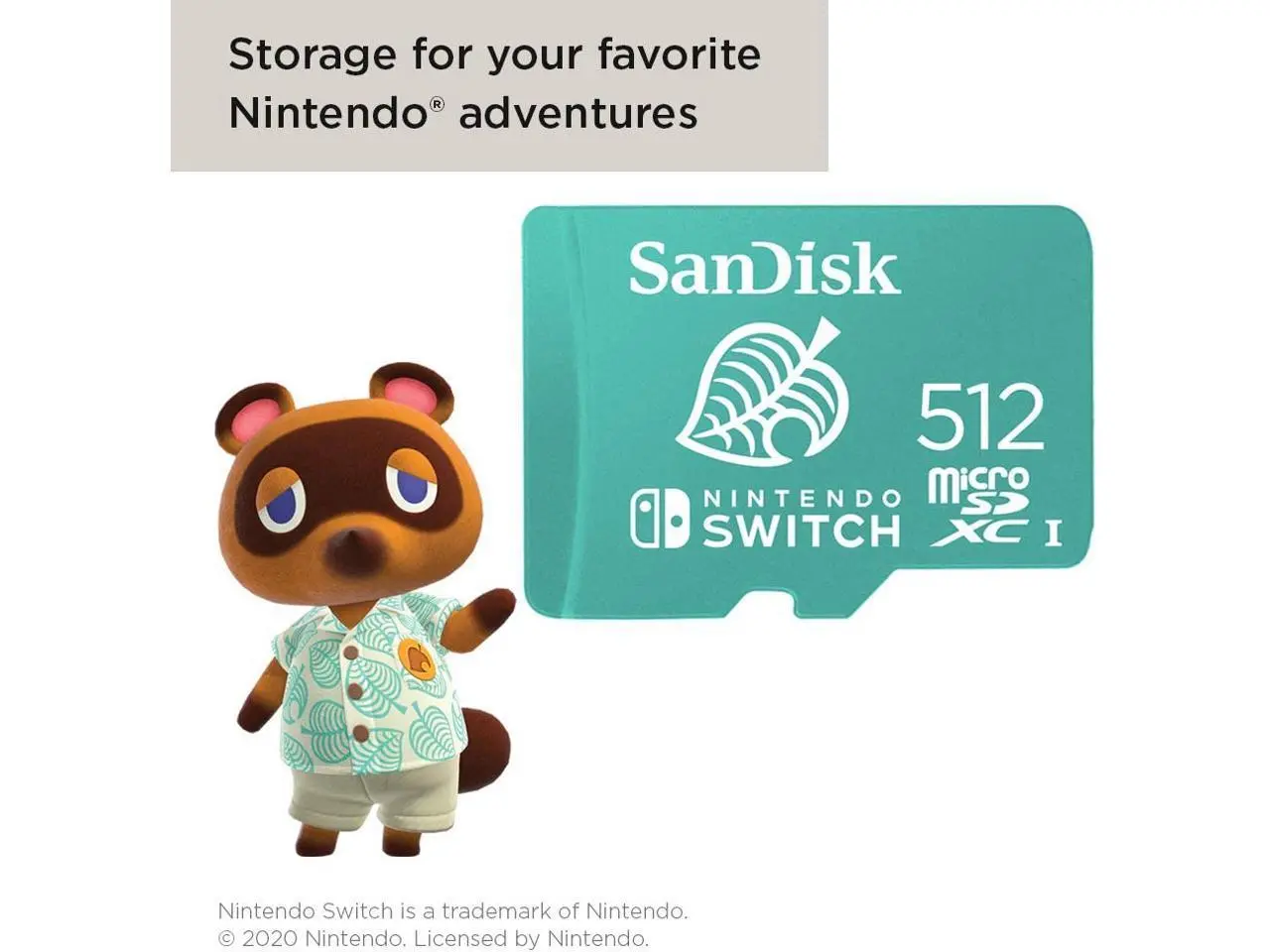 Карта памет SanDisk for Nintendo Switch, microSDXC UHS-I, 512GB, До 100MB/s - image 2