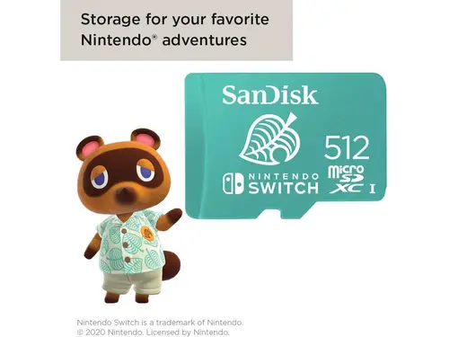 Карта памет SanDisk for Nintendo Switch, microSDXC UHS-I, 512GB, До 100MB/s - image 2