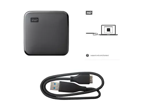 Външен SSD WD Elements SE, Portable, 2TB, USB 3.0, Черен - image 4
