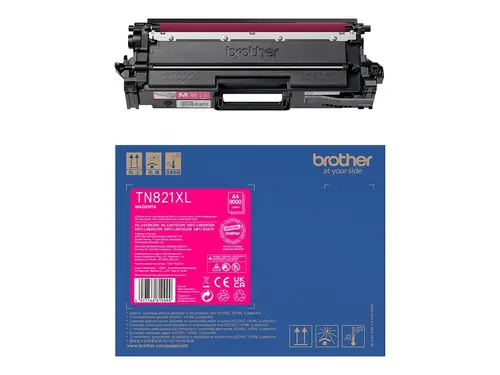 Consumabil, Brother TN-821XLM Cartuș de toner Magenta de capacitate mare - 3