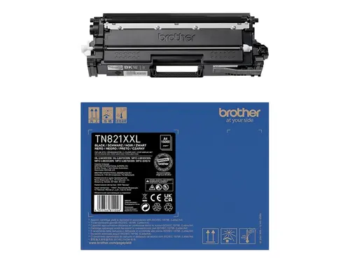 Консуматив, Brother TN-821XXLBK Black Toner Cartridge Super High Yield - image 1