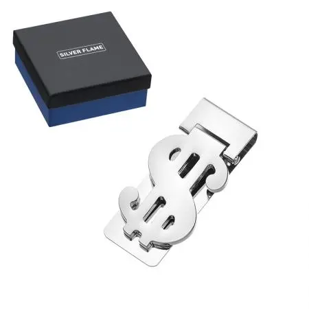 Clips pentru bani SILVER FLAME dolar - 2