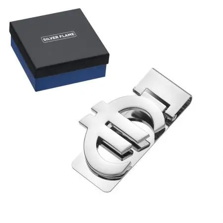Clemă pentru bani SILVER FLAME euro - image 1