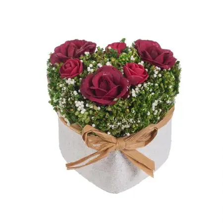 Аранжировка микс - червени