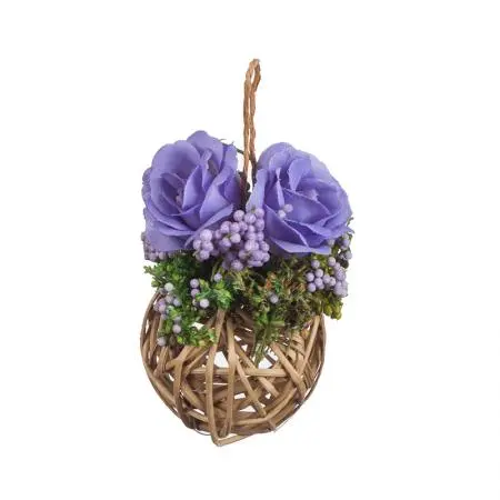Aranjament trandafir - violet - 1