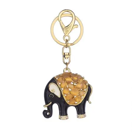 Ключодържател черно слонче