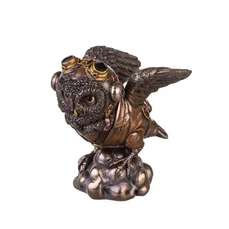 Statuetă bufniță - aviator - 2