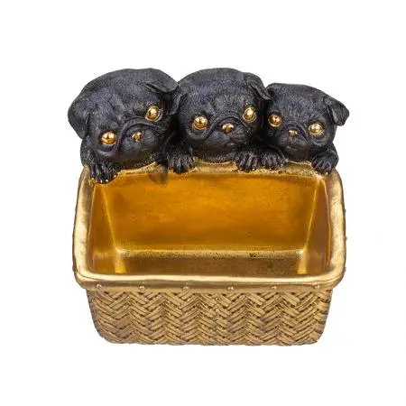 Decorațiune cățeluși mops