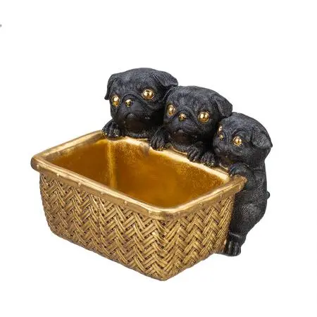 Decorațiune cățeluși mops - image 1