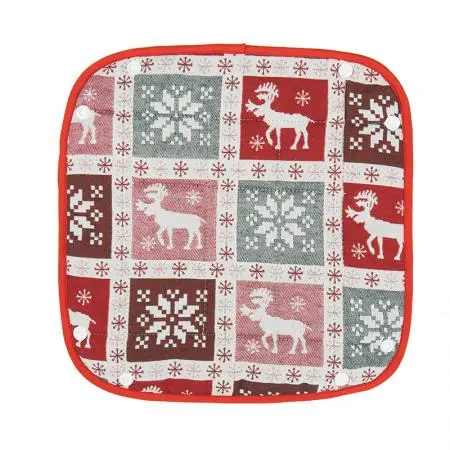 Coș de Crăciun cu reni 31/31 cm - 3