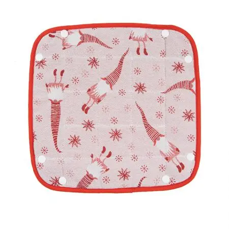 Coș de Crăciun cu spiriduș 31/31 cm - image 2