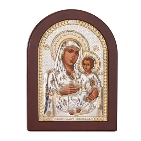 Icoană Maica Domnului din Ierusalim 15 / 20 cm