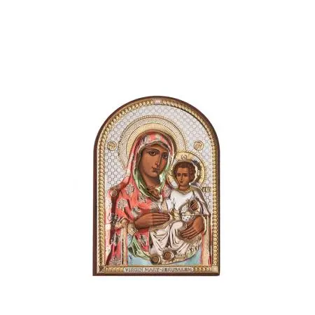Icoană Maica Domnului din Ierusalim 7,5 / 11 cm - 1