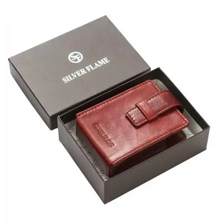 Калъф за цигари 80 мм червен SILVER FLAME - image 6