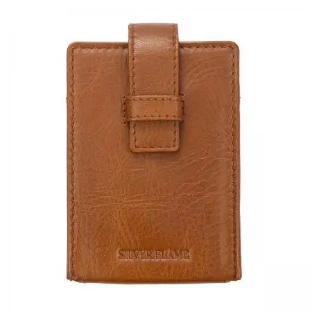Etui pentru țigări 100 mm slim maro SILVER FLAME - 1