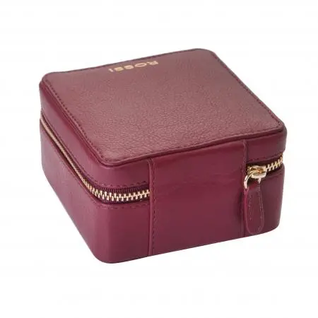 Кутия за бижута цвят Винено червено - ROSSI - image 2