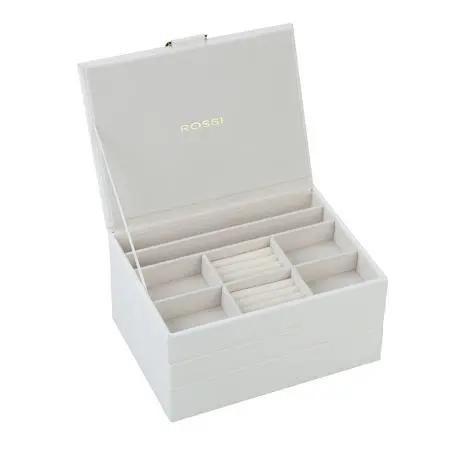 Кутия за бижута цвят бяло - ROSSI - image 1