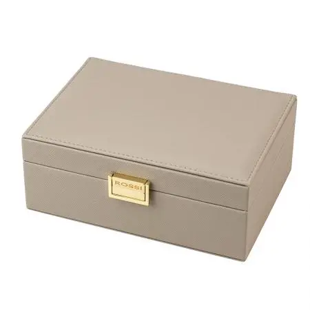 Кутия за бижута цвят сив - ROSSI - image 3