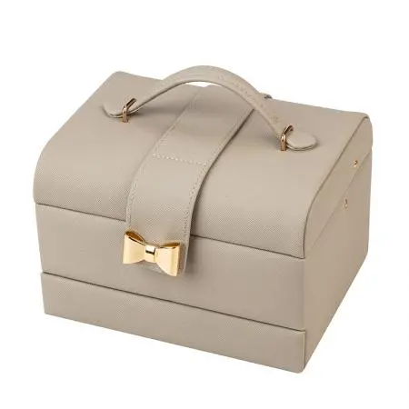 Кутия за бижута цвят сив - ROSSI - image 2