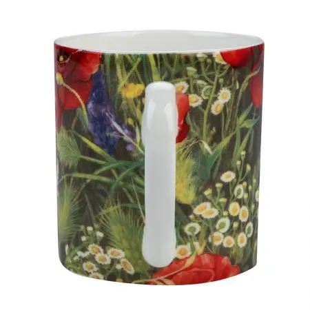 Порцеланов комплект за еспресо 2 чаши + 2 чинийки Макове - image 3