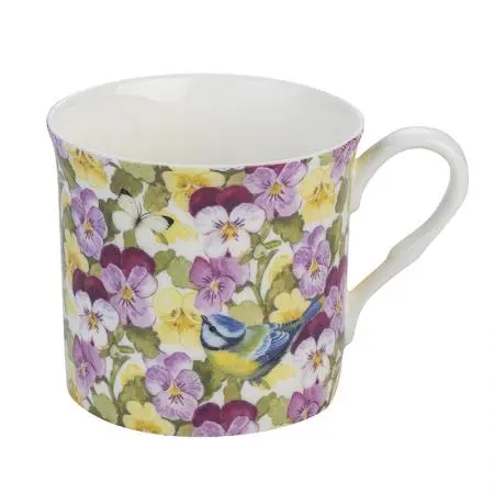 Ceașcă de porțelan pentru cafea - Violete - image 1