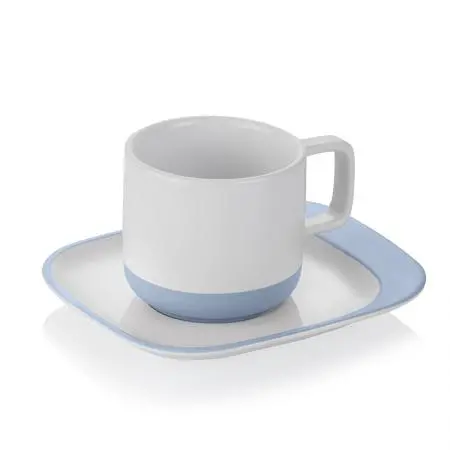 Cană cu farfurioară pentru cafea și ceai - 2