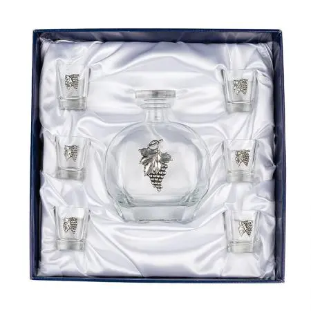 Сет бутилка + 6 чаши за ракия - image 3